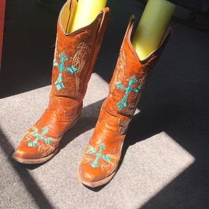 Circle G cowgirl boots size 7